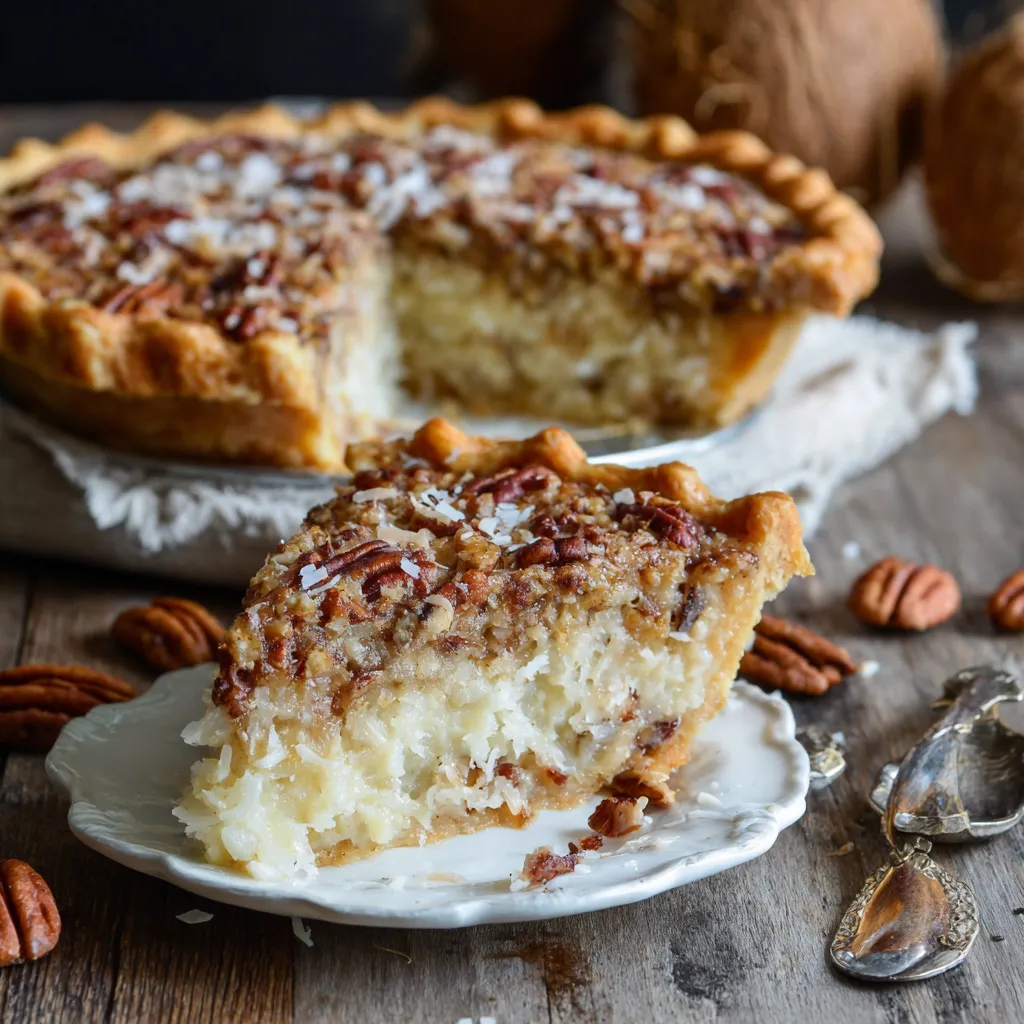 Coconut Pecan Stupid Pie Recipe​