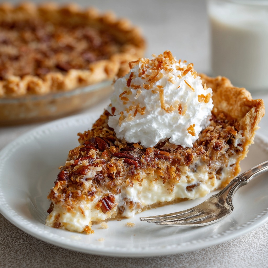 Coconut Pecan Stupid Pie Recipe