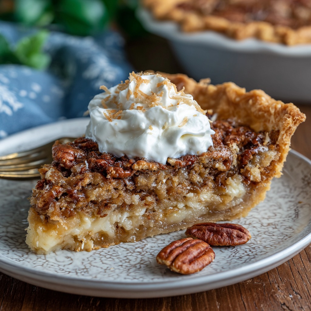 Coconut Pecan Stupid Pie Recipe