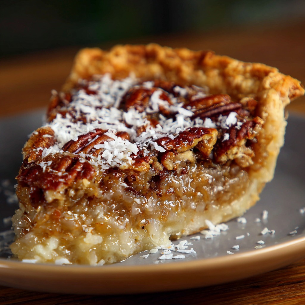 Coconut Pecan Stupid Pie Recipe