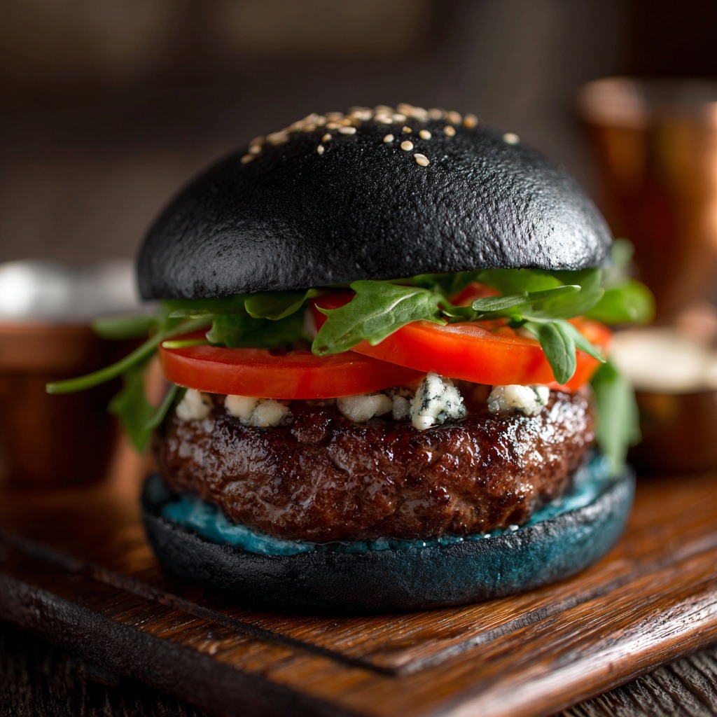 Black and Blue Burger Recipe