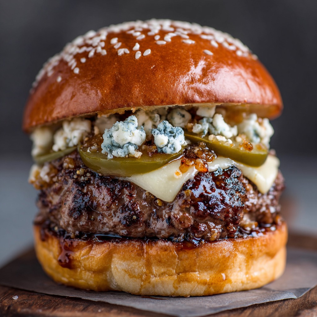 Black and Blue Burger Recipe