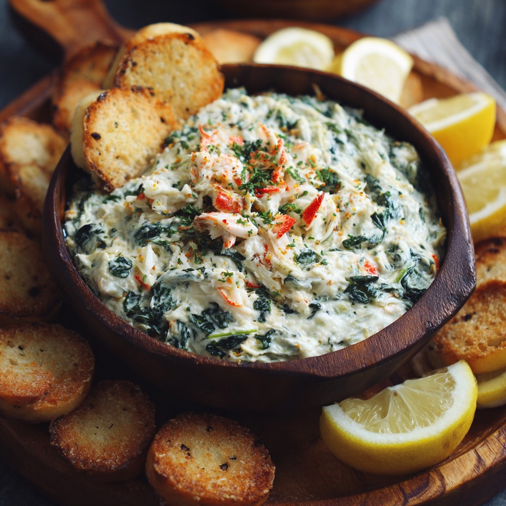 Spinach Dip With Crab Meat Recipe​