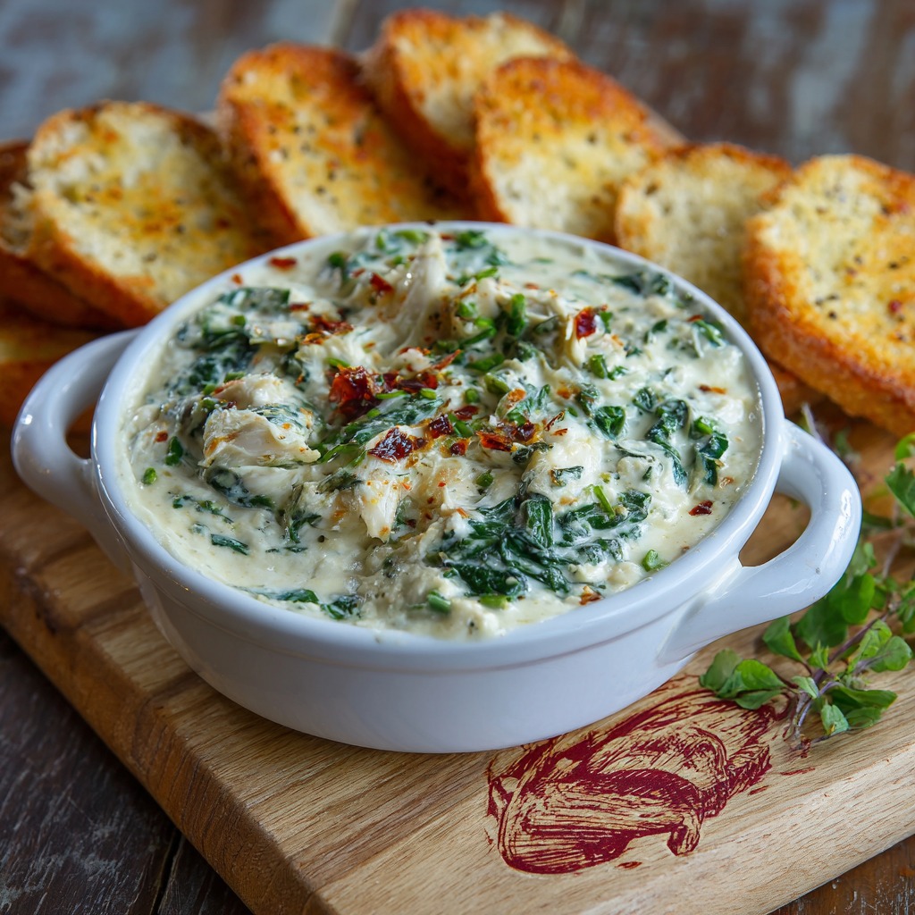 Spinach Dip With Crab Meat Recipe​