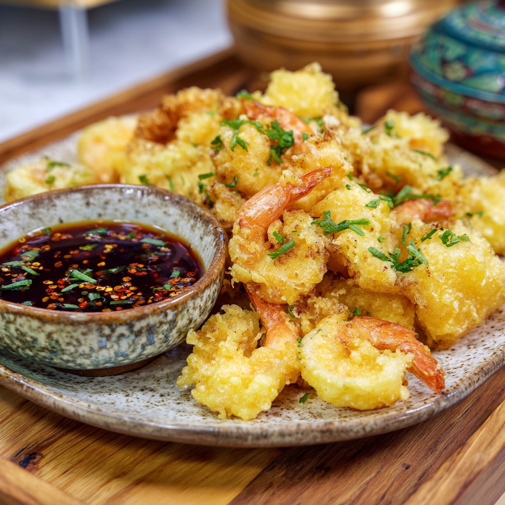 Air Fryer Frozen Shrimp Tempura​