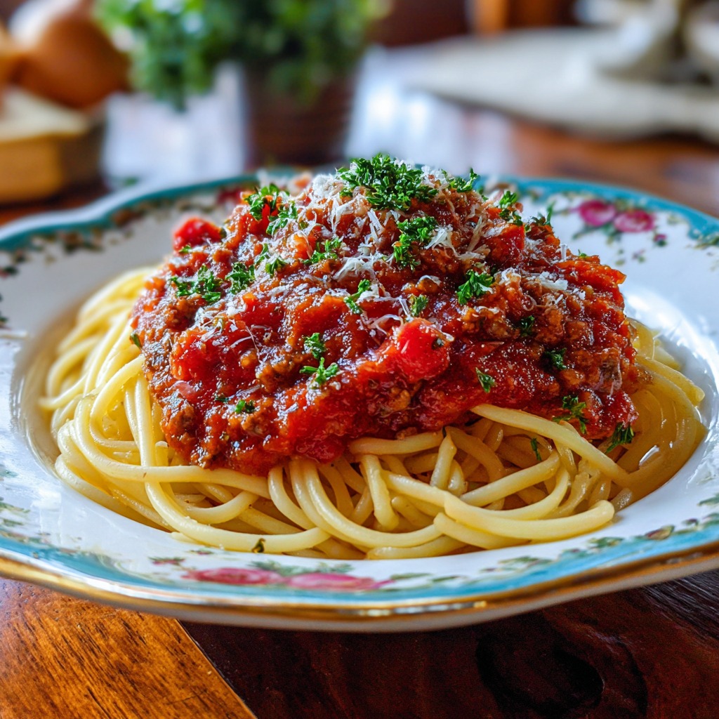 Mediteranean Farm Houe Spaghetti Sauce Recipe