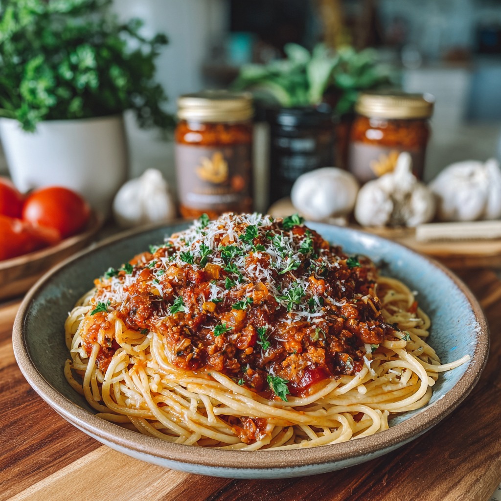 Mediteranean Farm Houe Spaghetti Sauce Recipe
