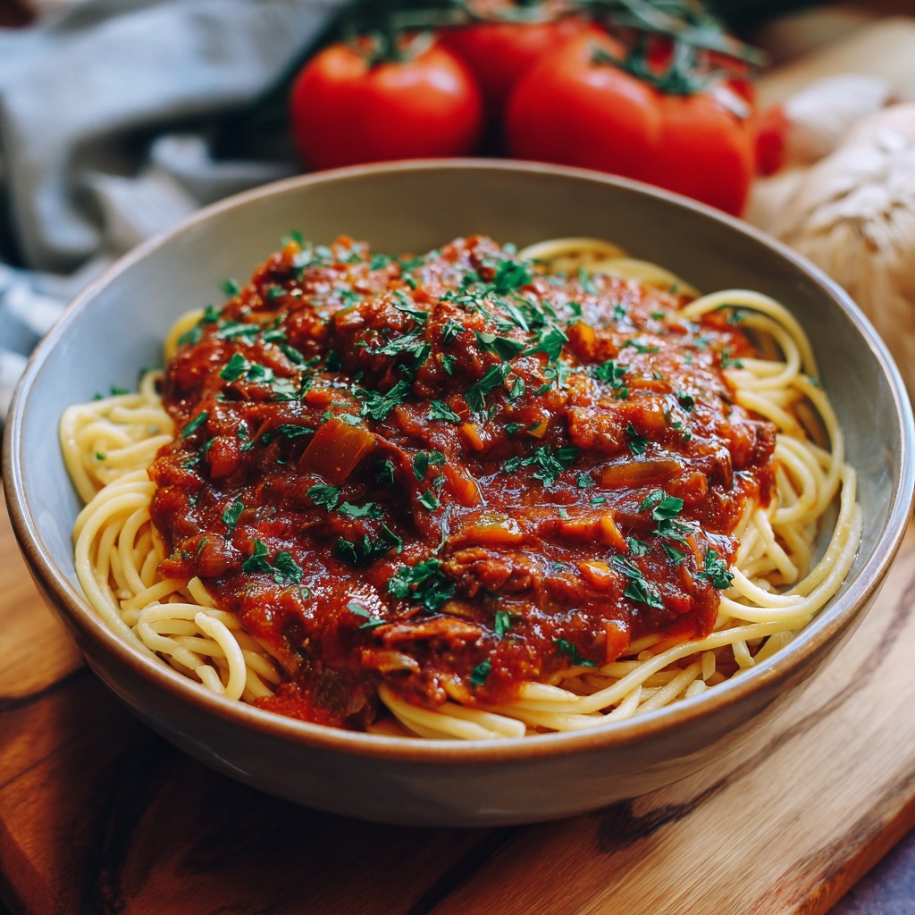 Mediteranean Farm Houe Spaghetti Sauce Recipe