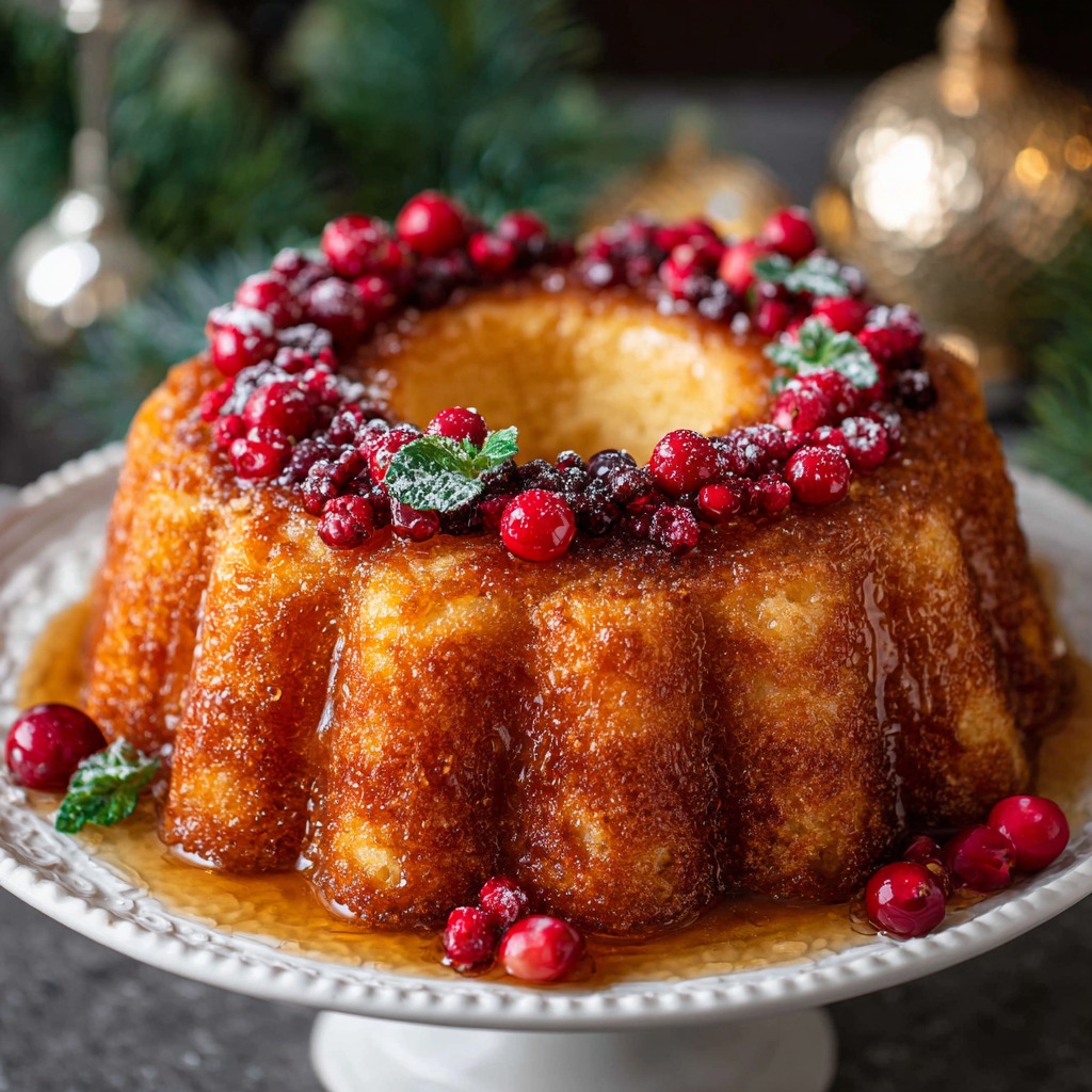 Baba au Rum Cake Recipe​ For Christmas