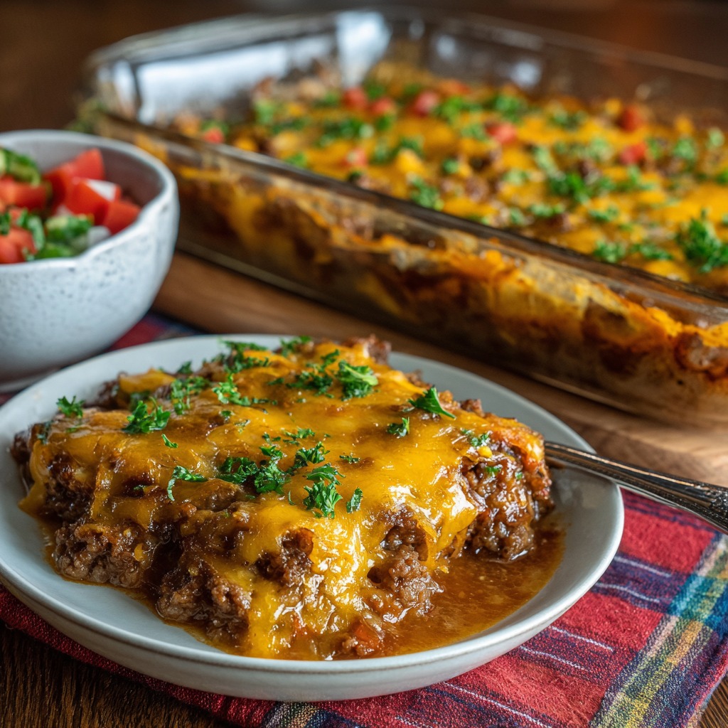 Amish Hamburger Steak Bake Recipe​