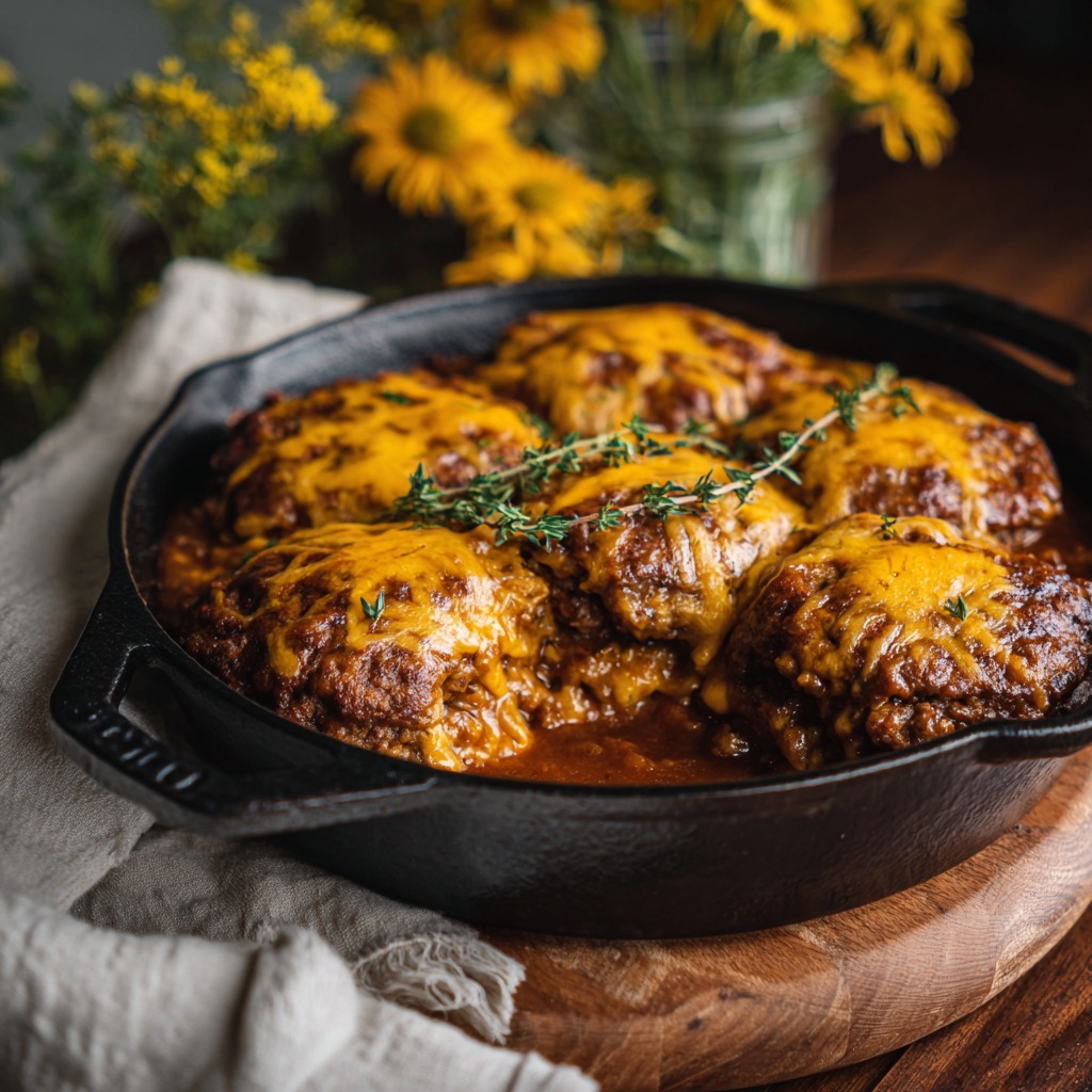 Amish Hamburger Steak Bake Recipe​