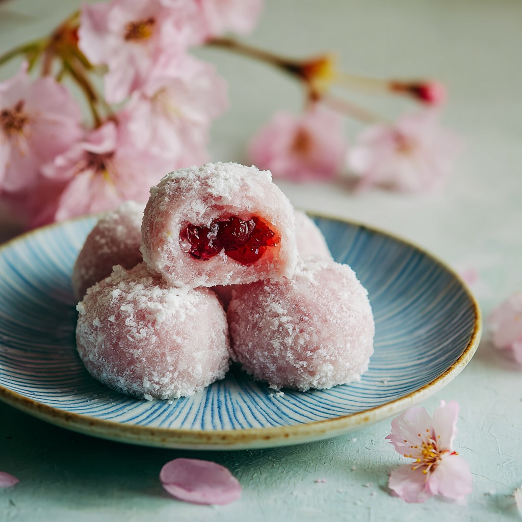 Cherry Blossom Mochi Recipe