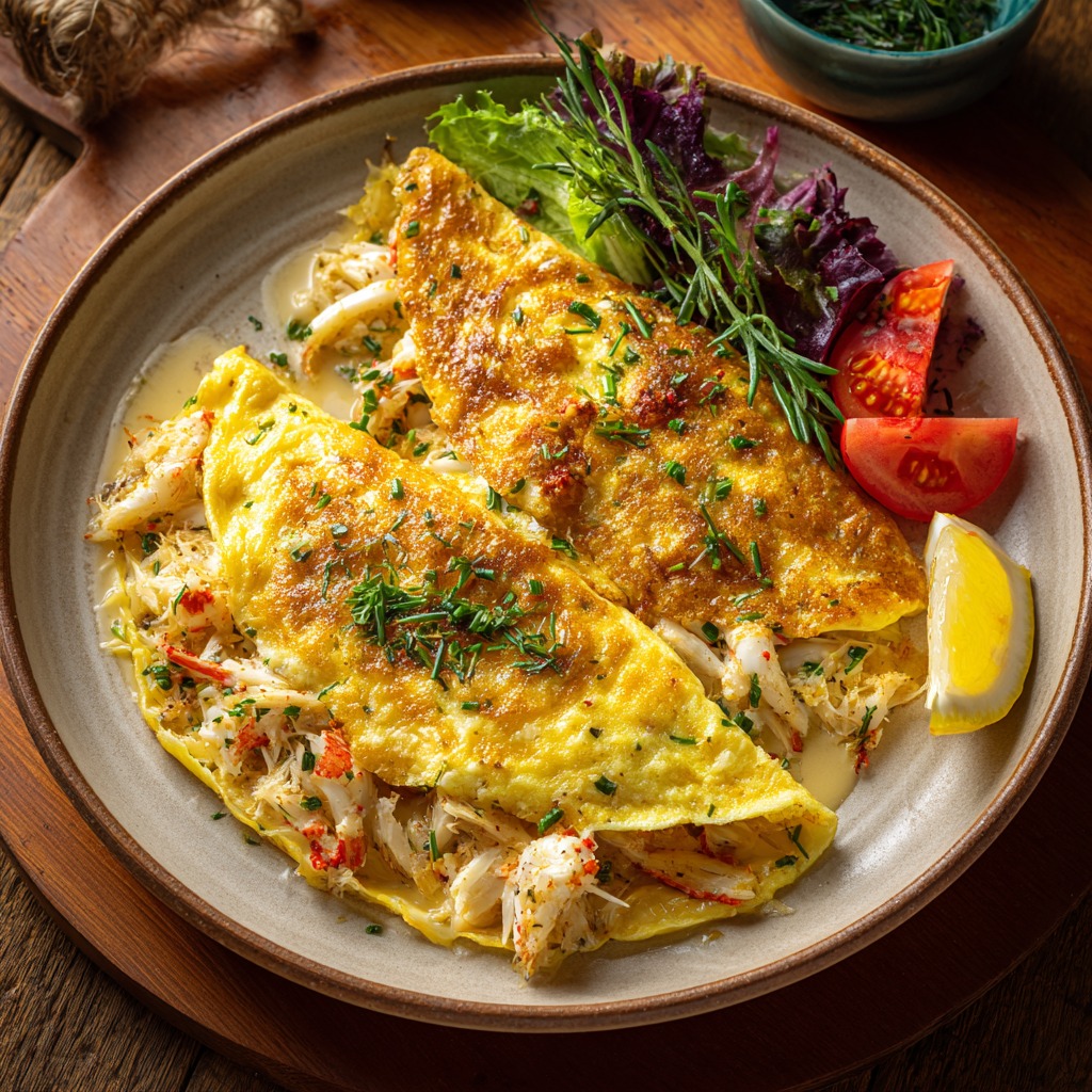 Crab Omelette Recipe