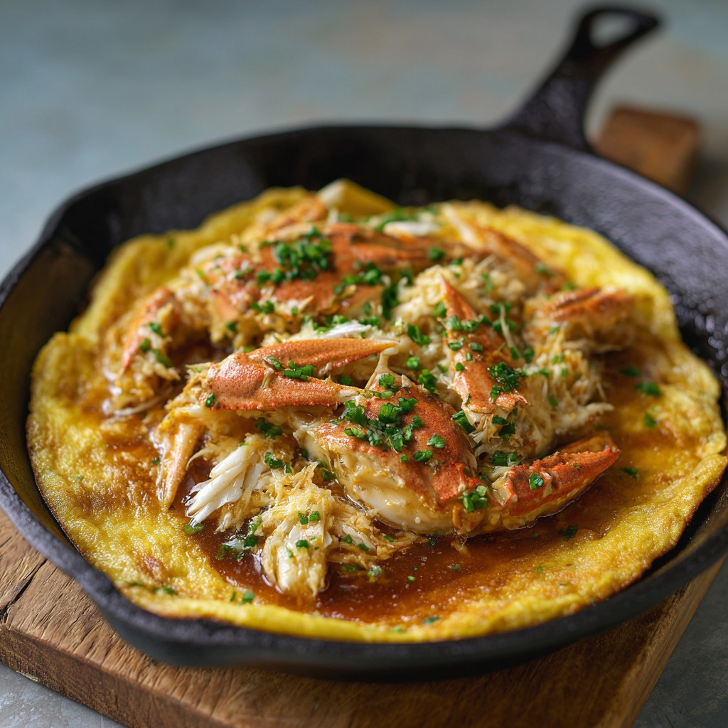 Crab Omelette Recipe
