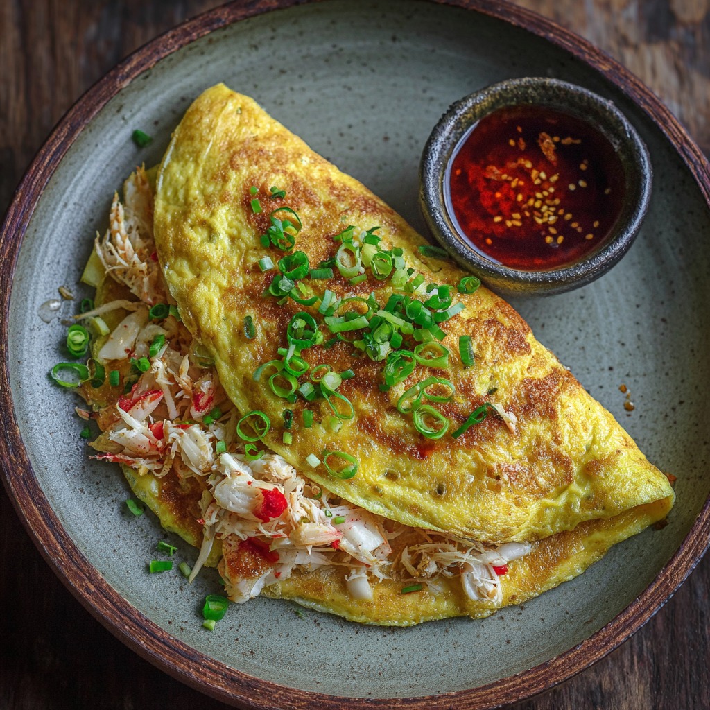 Crab Omelette Recipe