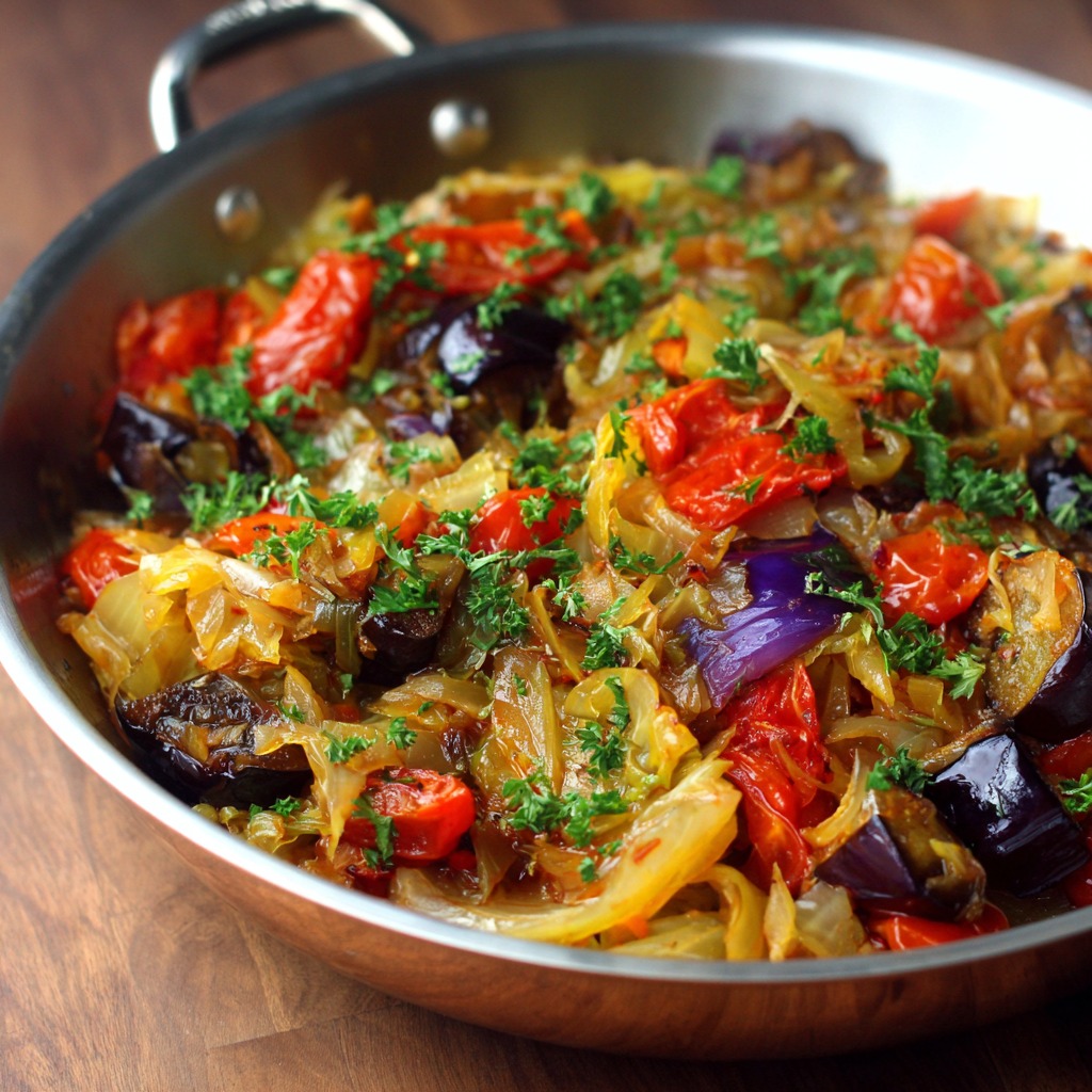 Eggplant Cabbage Recipe