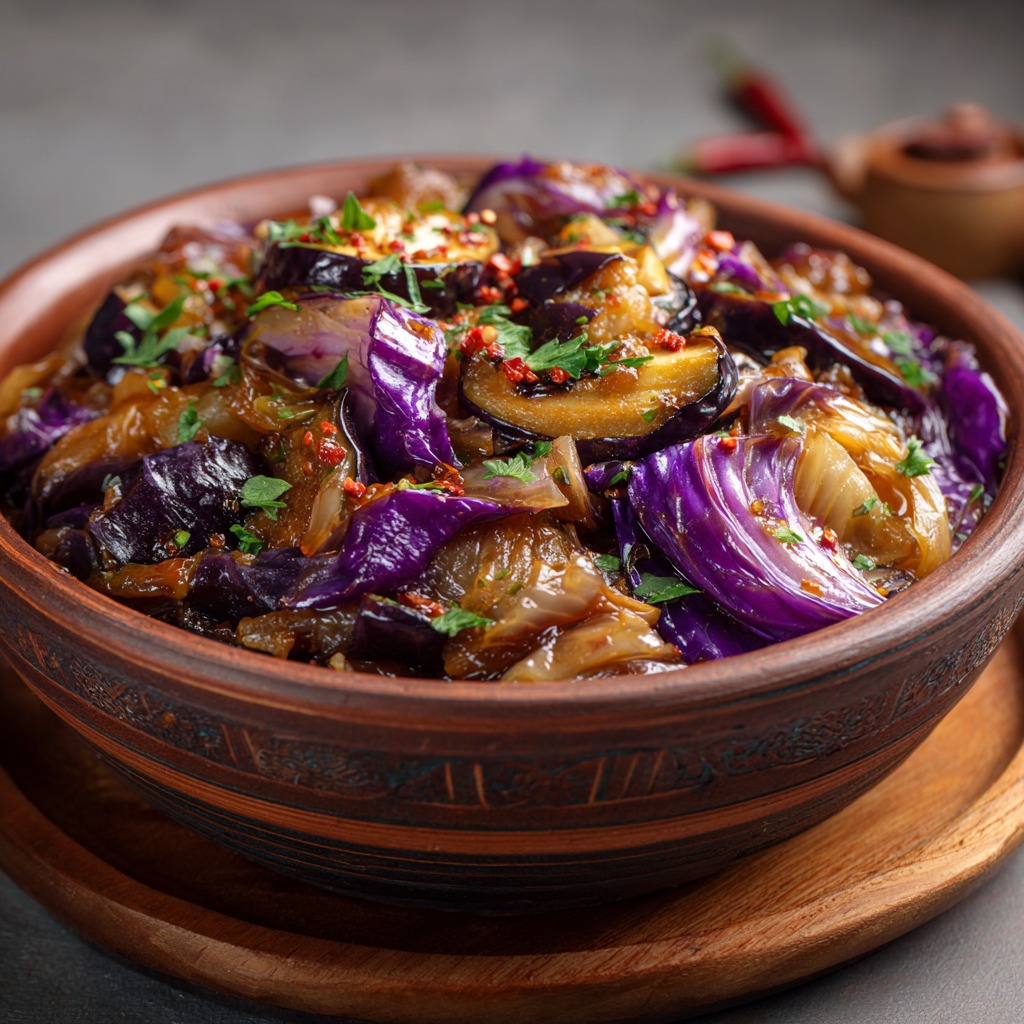 Eggplant Cabbage Recipe