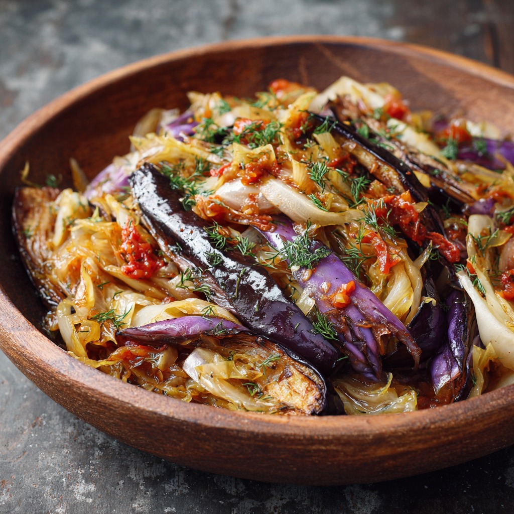 Eggplant Cabbage Recipe