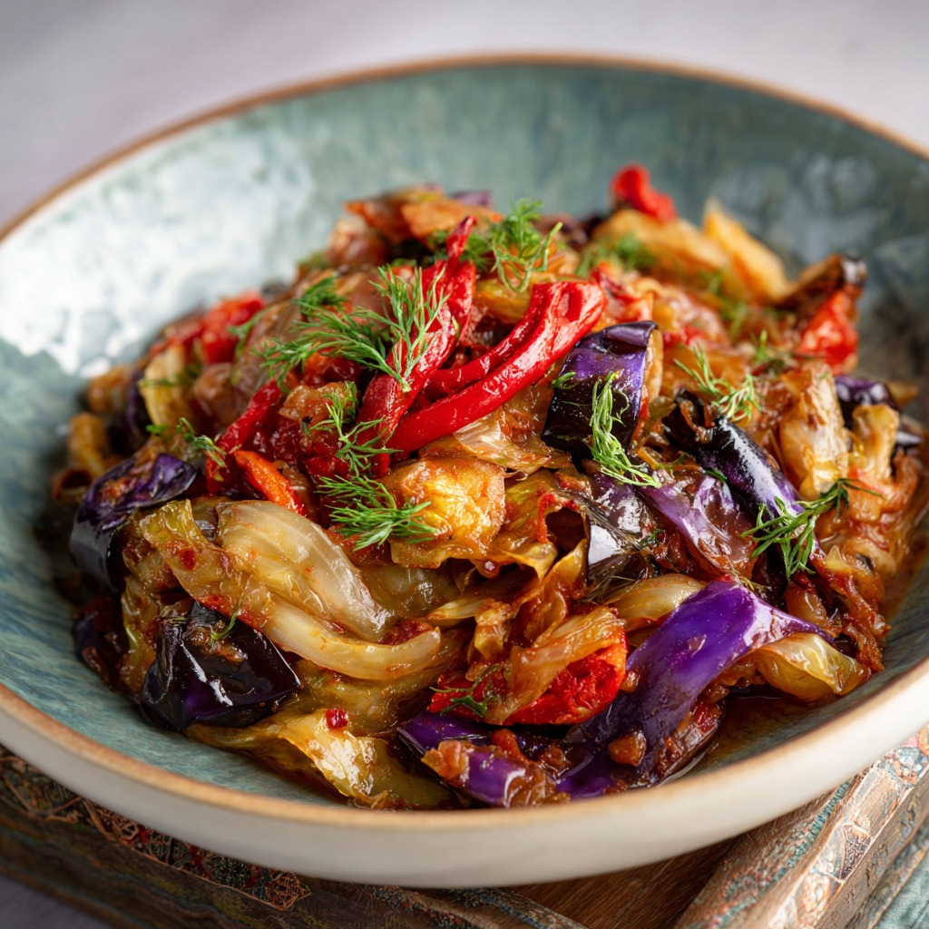 Eggplant Cabbage Recipe