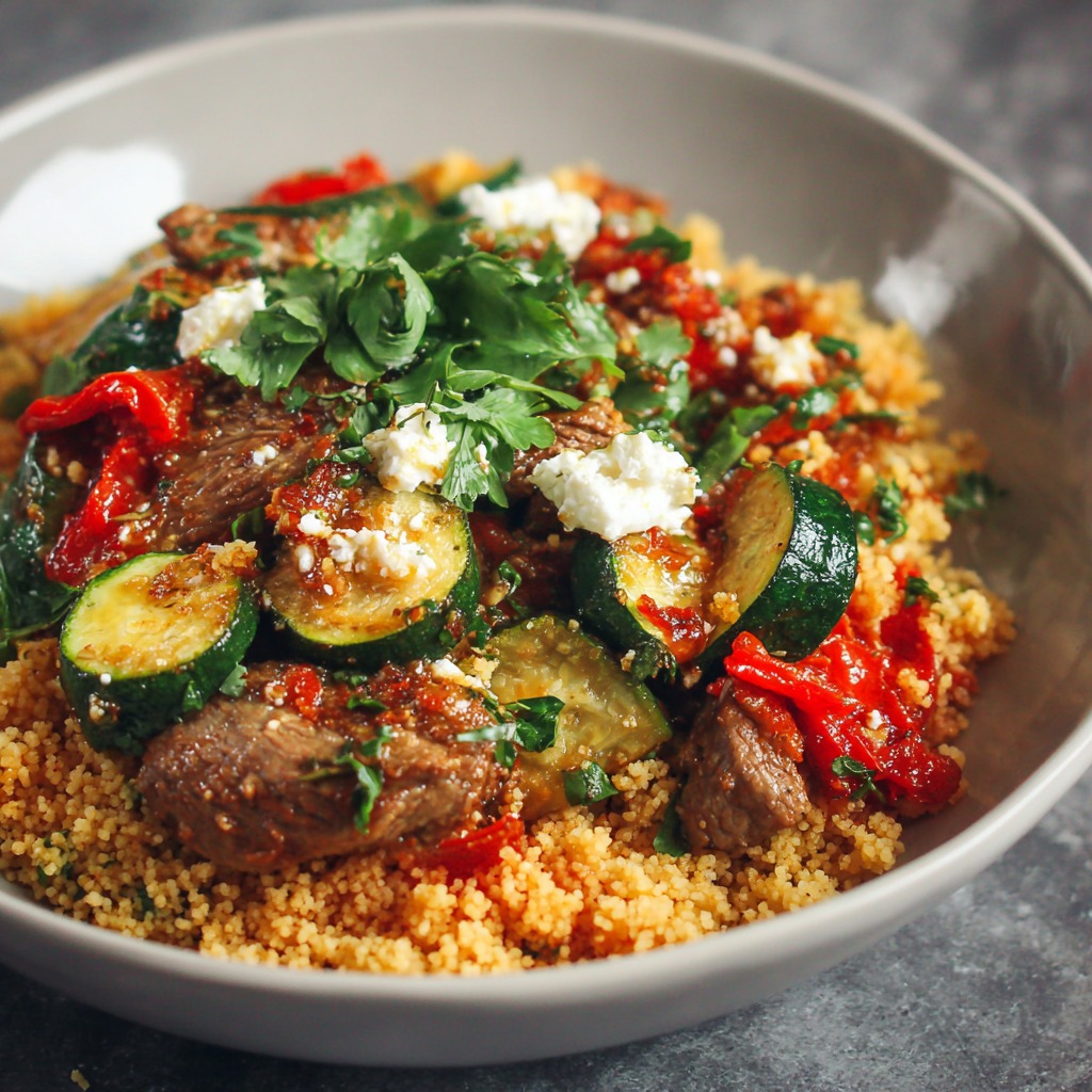 French Couscous Recipe With Zucchini and Lamb