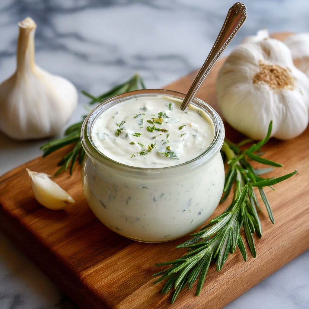 Garlic Ranch Dressing Recipe​
