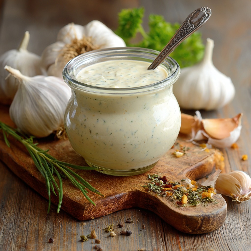 Garlic Ranch Dressing Recipe​