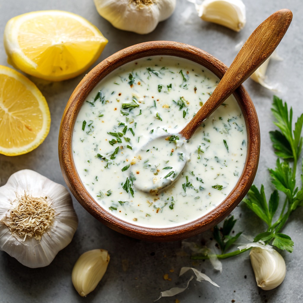 Garlic Ranch Dressing Recipe​