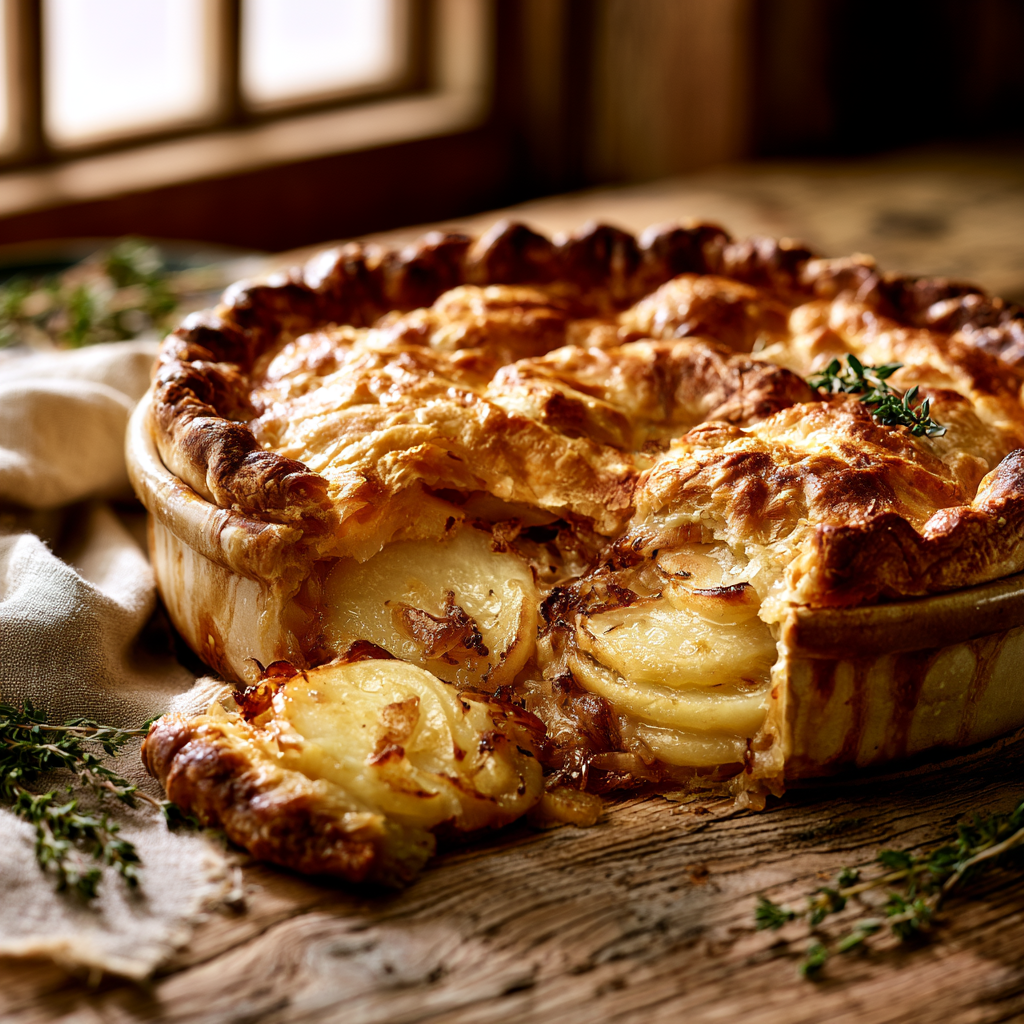 Guernsey Potato Peel Pie Recipe​