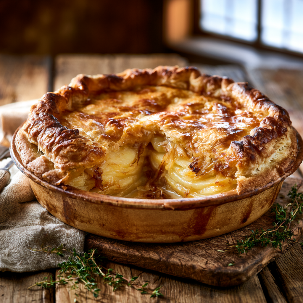 Guernsey Potato Peel Pie Recipe​