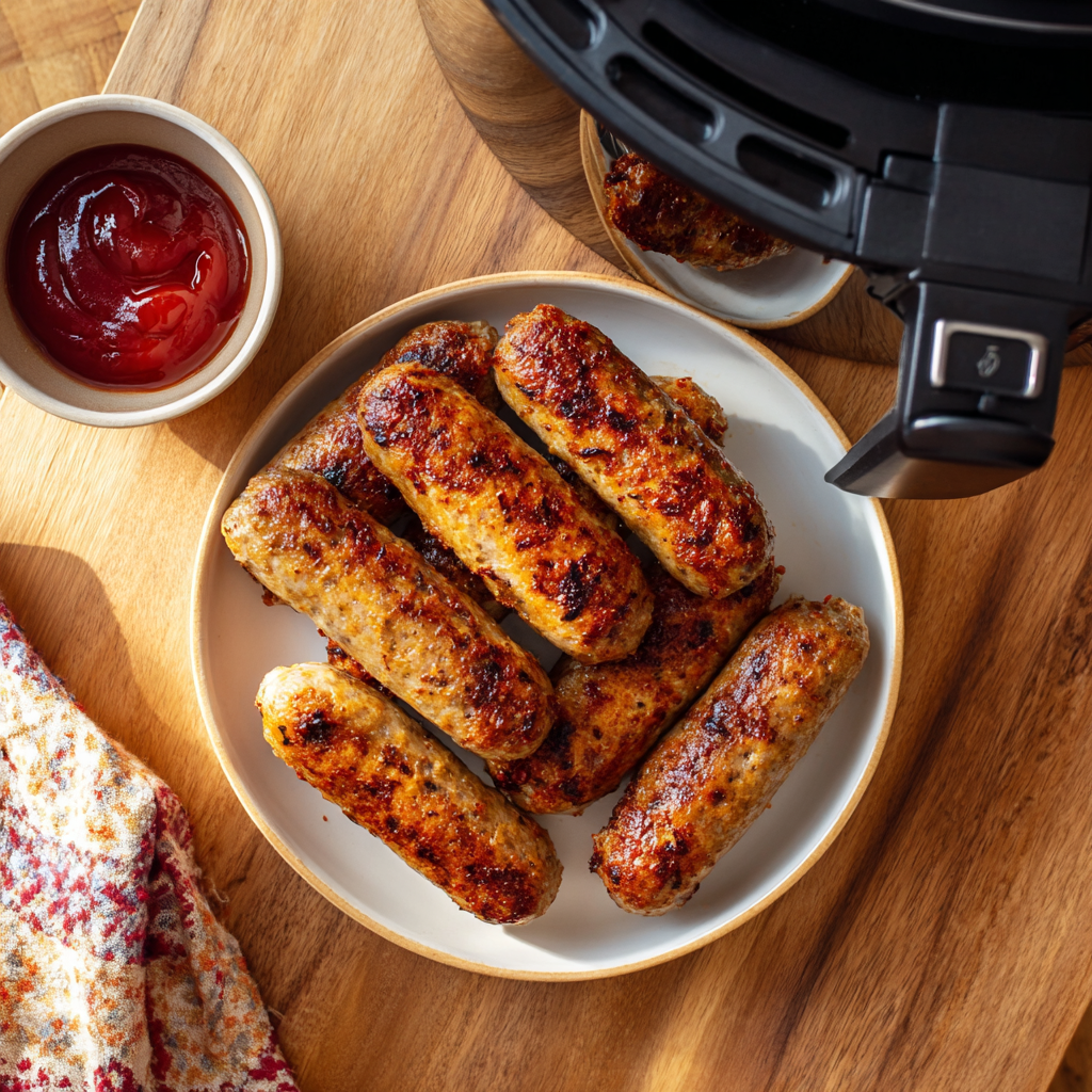 Air Fryer Breakfast Sausage Links​