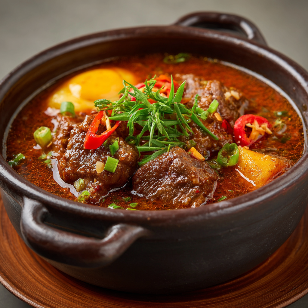 Beef Caldereta Dish