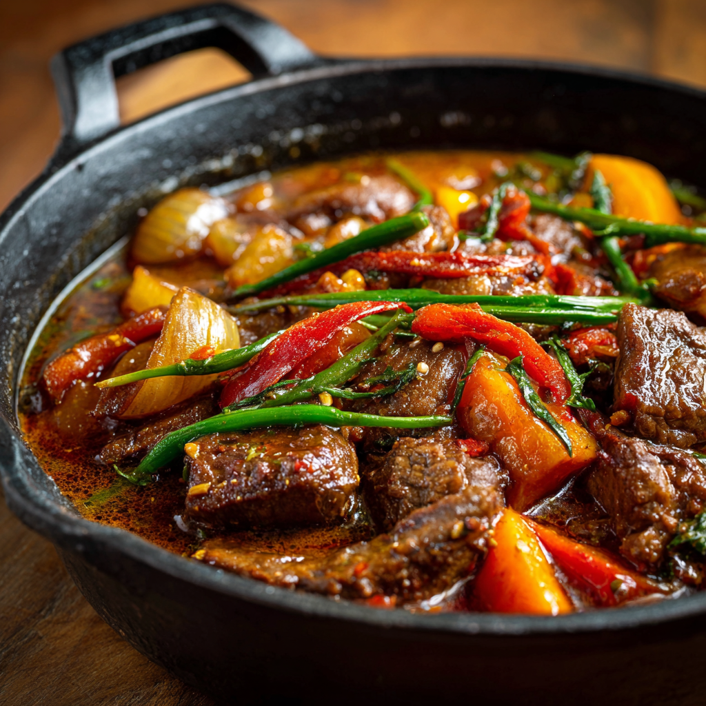 Beef Caldereta Dish