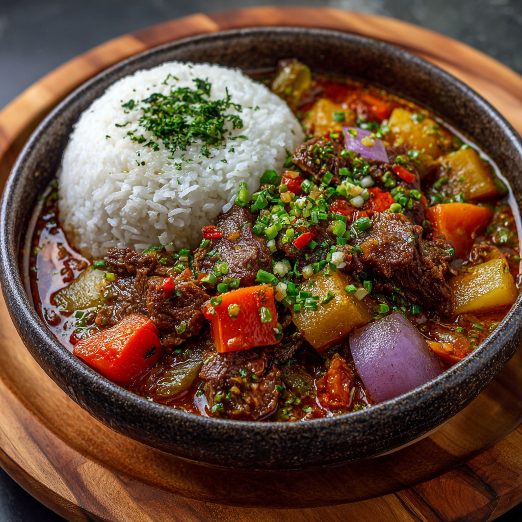 Beef Caldereta Dish