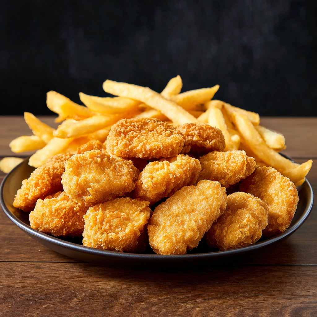 Chicken Nuggets With Fries