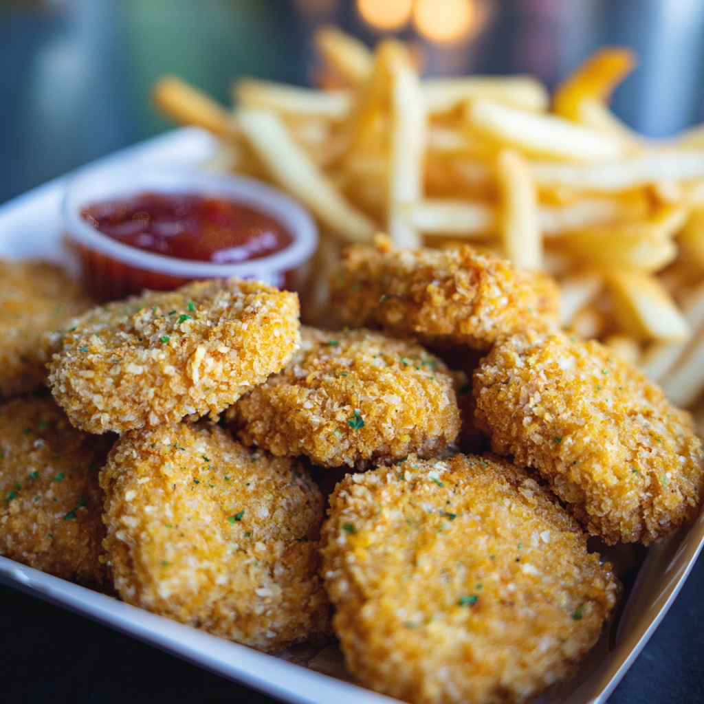 Chicken Nuggets With Fries