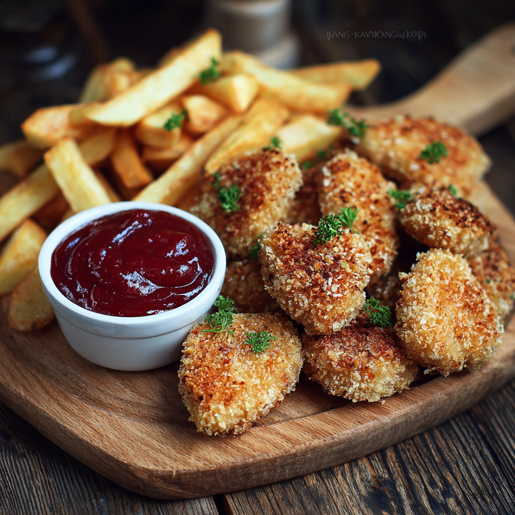 Chicken Nuggets With Fries