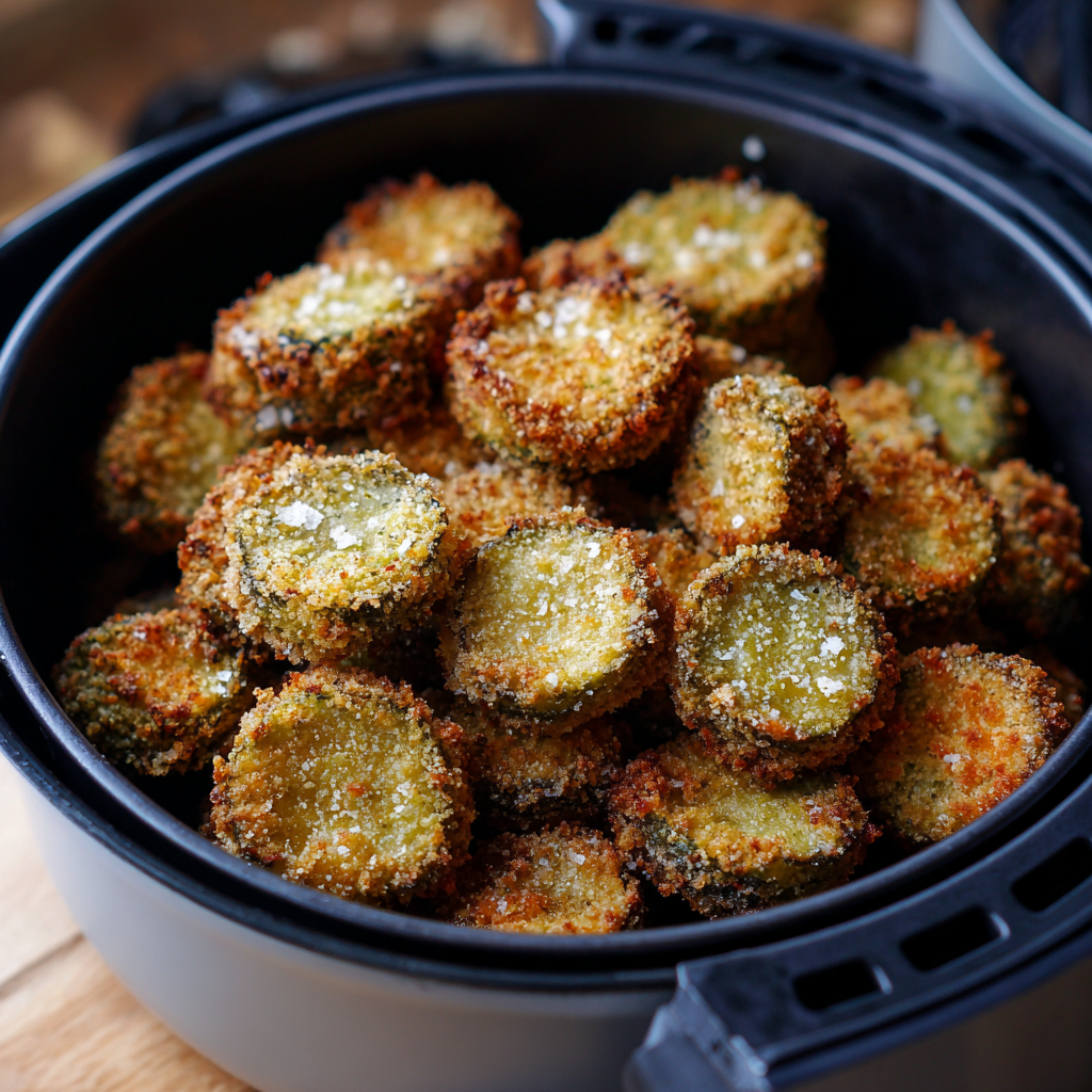 Frozen Fried Pickles in Air Fryer