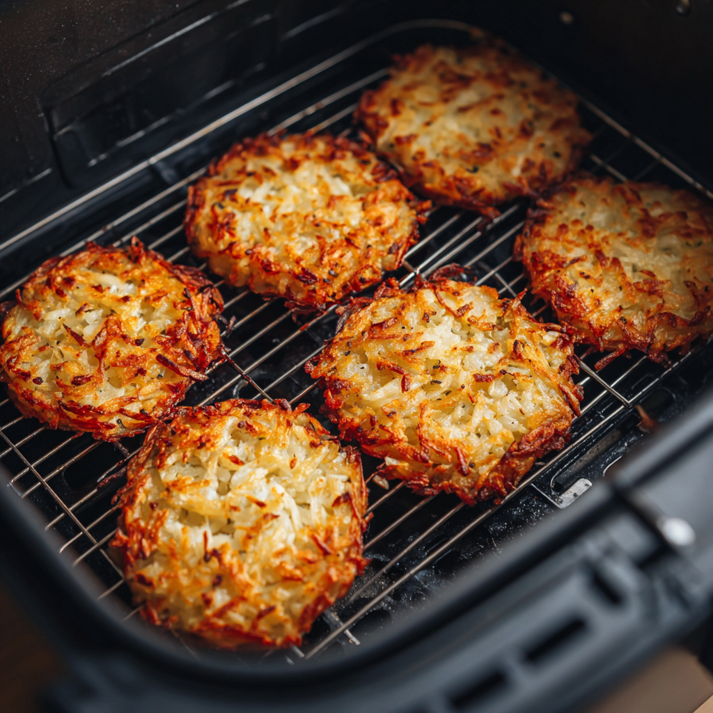 Frozen Hash Brown Patties in Air Fryer​