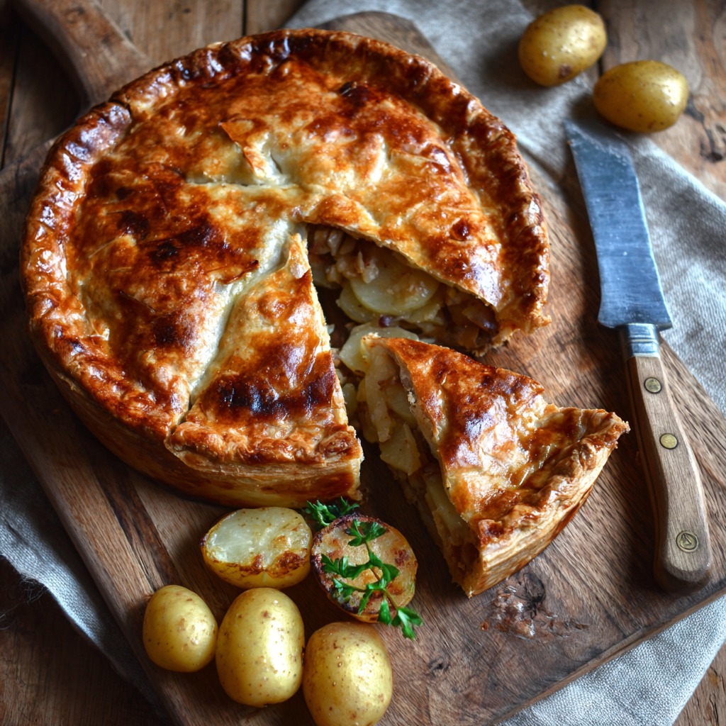 Guernsey Potato Peel Pie Recipe​