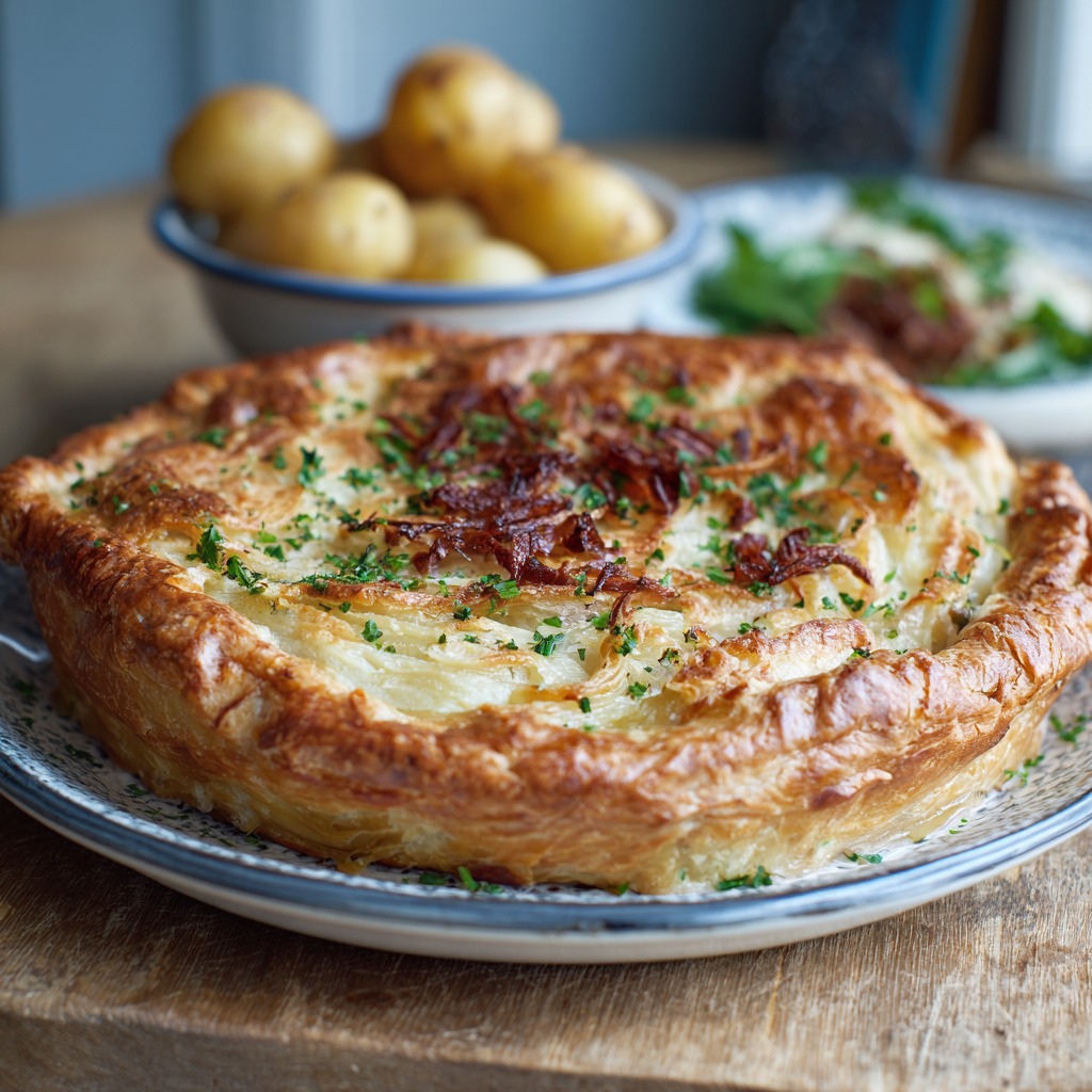 Guernsey Potato Peel Pie Recipe​
