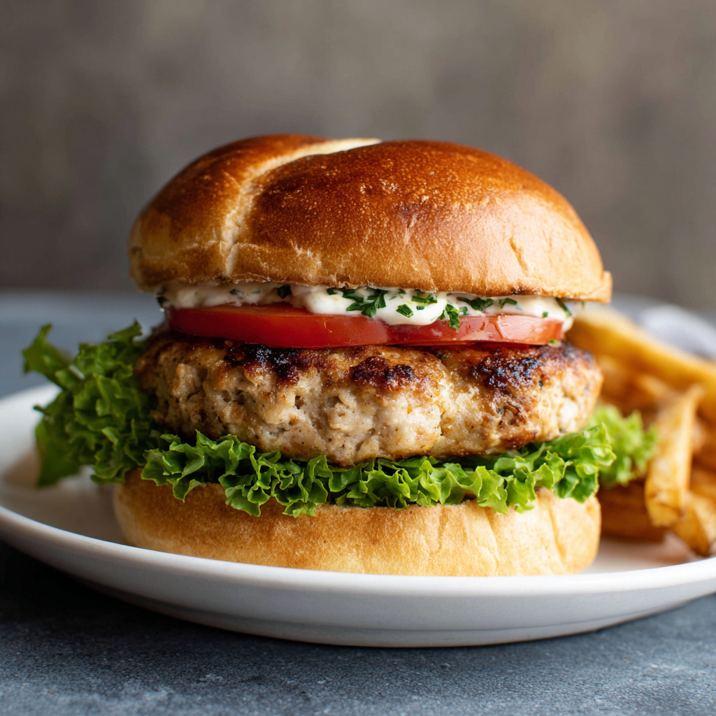 air fryer frozen turkey burger