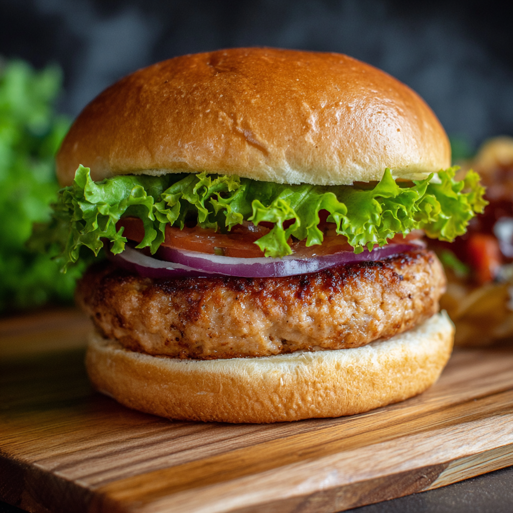 air fryer frozen turkey burger