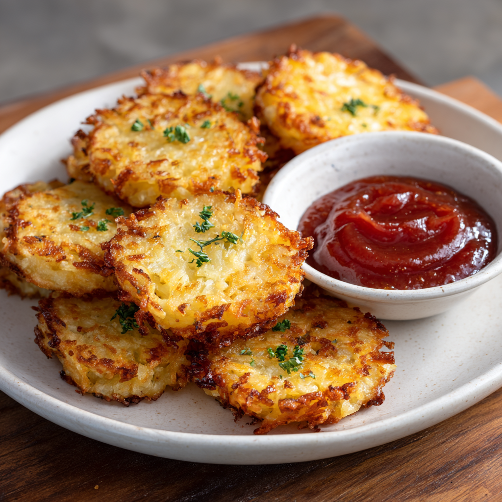 Frozen Hash Brown Patties in Air Fryer​