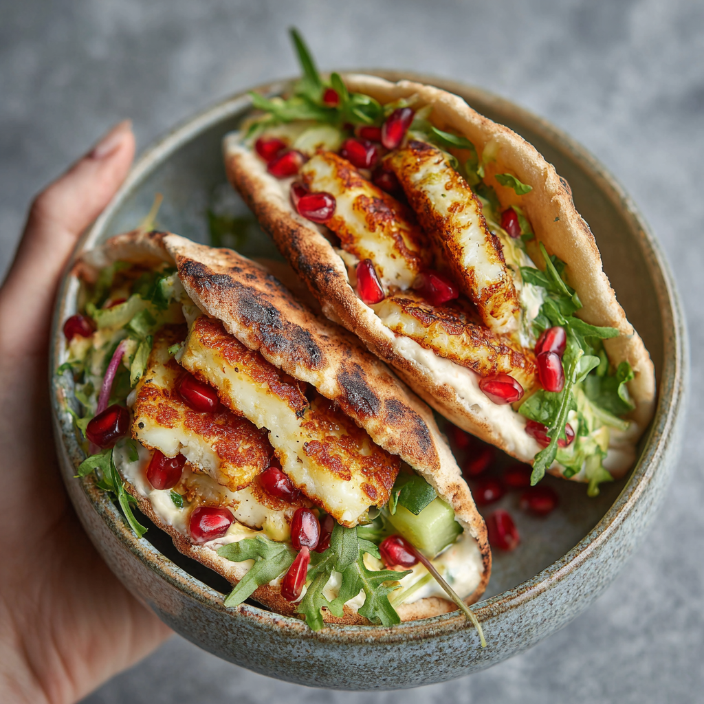 Halloumi Pita Recipe