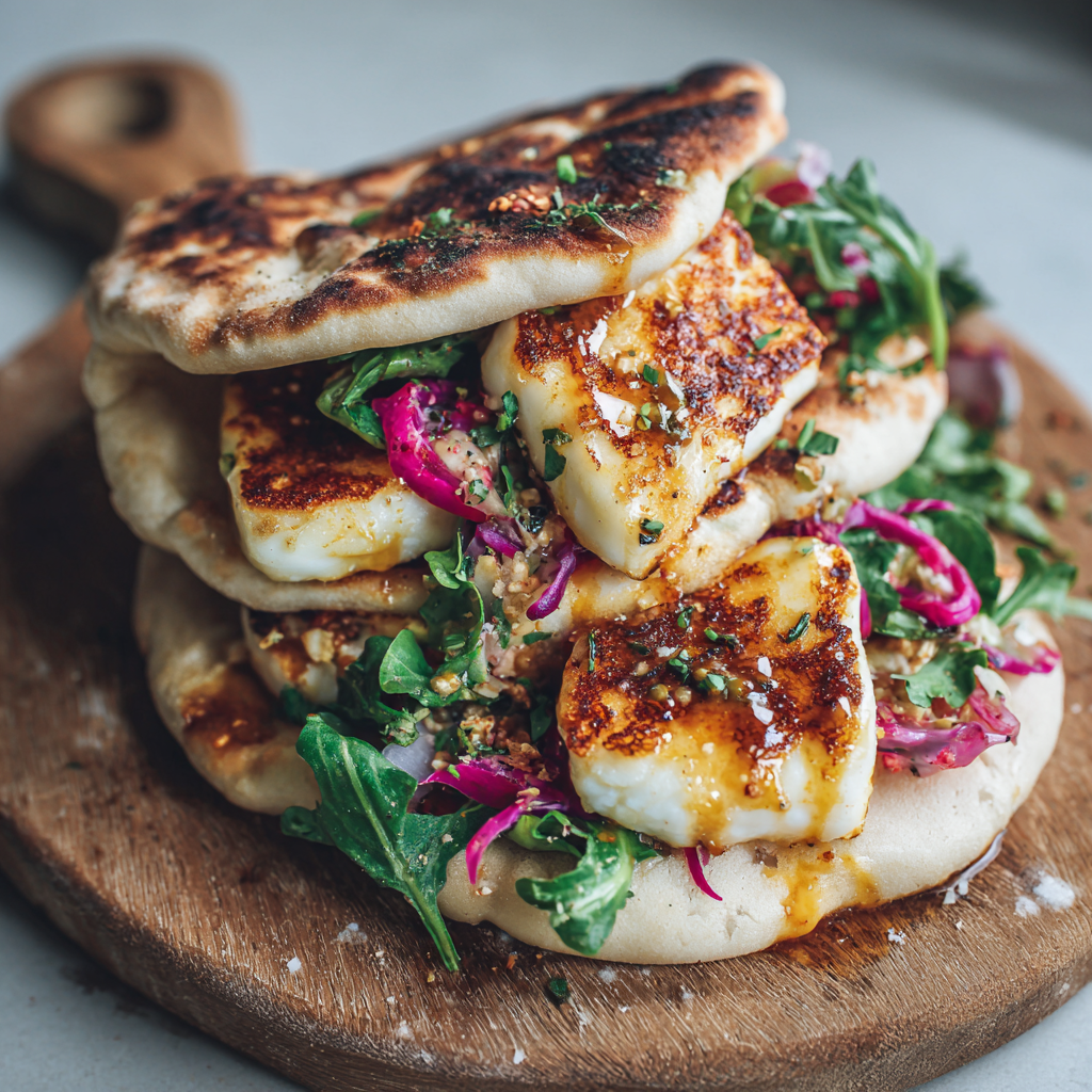 Halloumi Pita Recipe