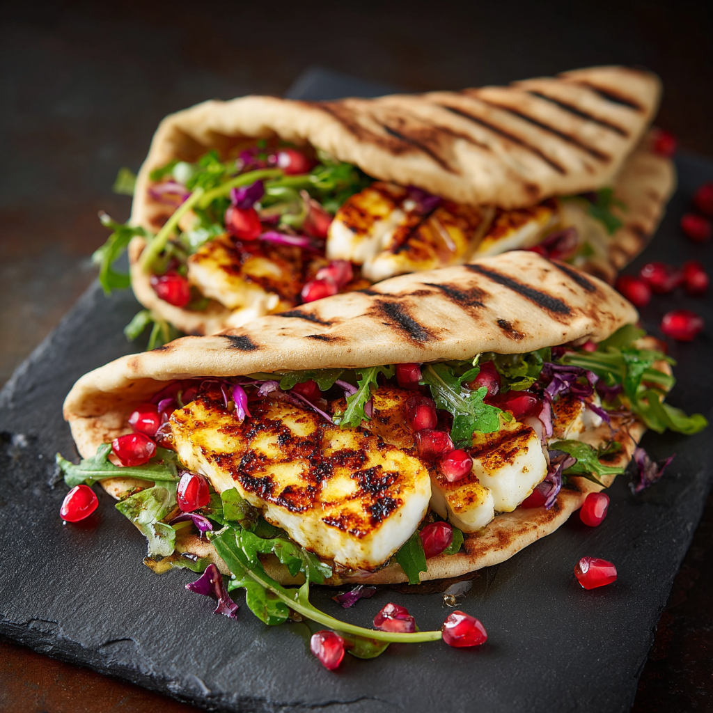 Halloumi Pita Recipe