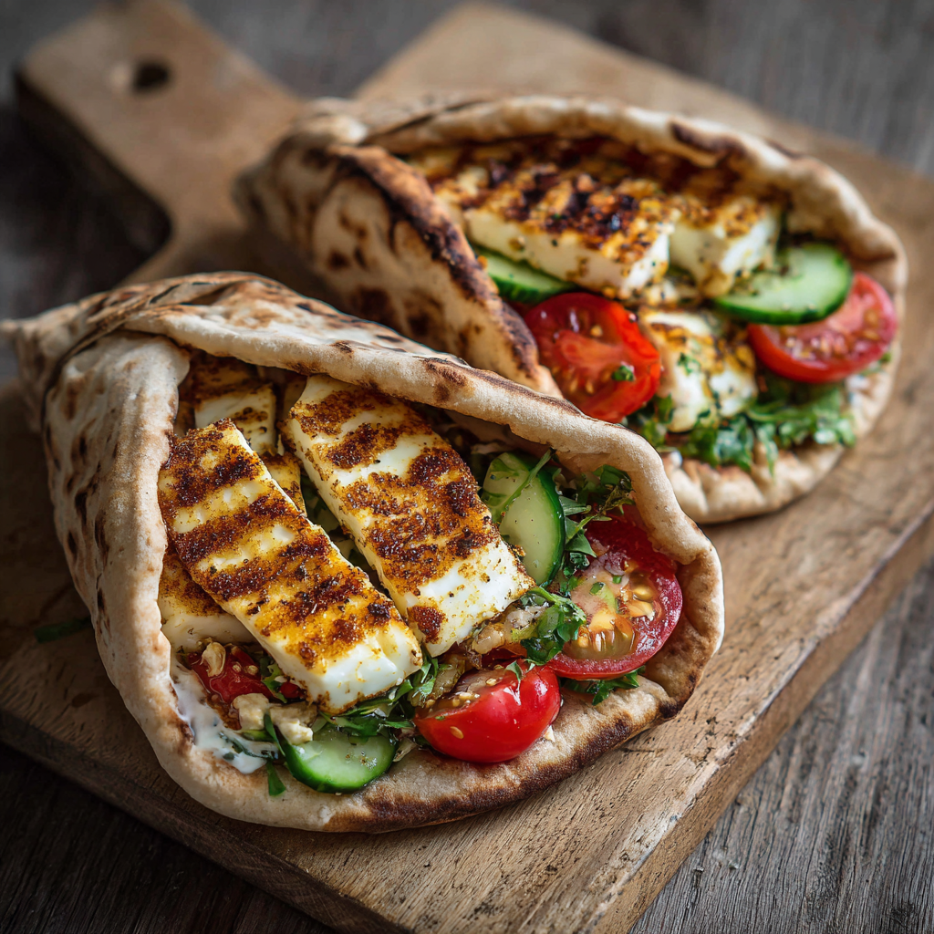 Halloumi Pita Recipe
