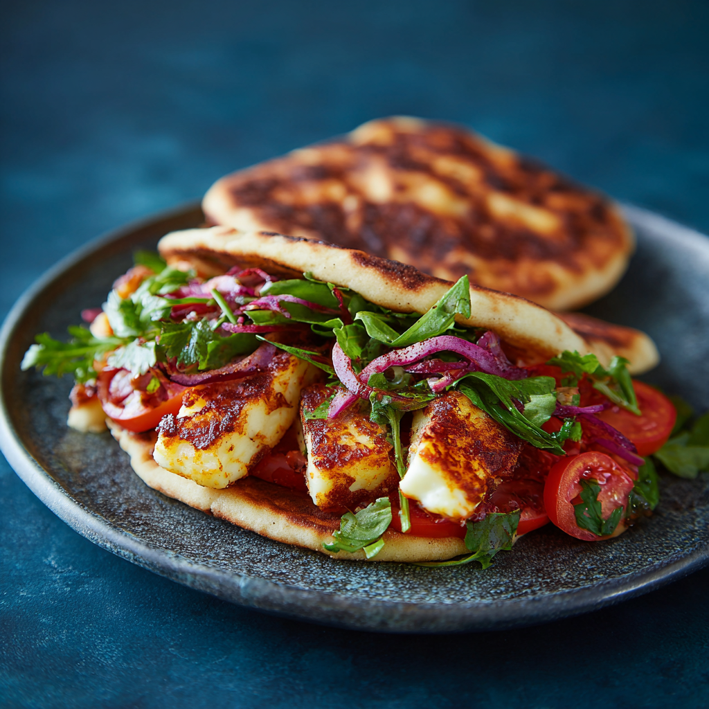 Halloumi Pita Recipe