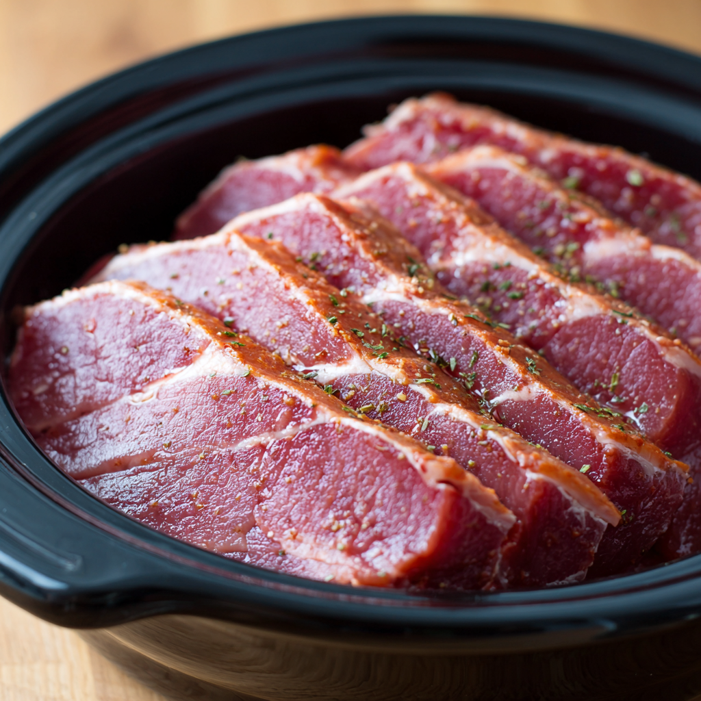 Ham Steak Crock Pot Recipe