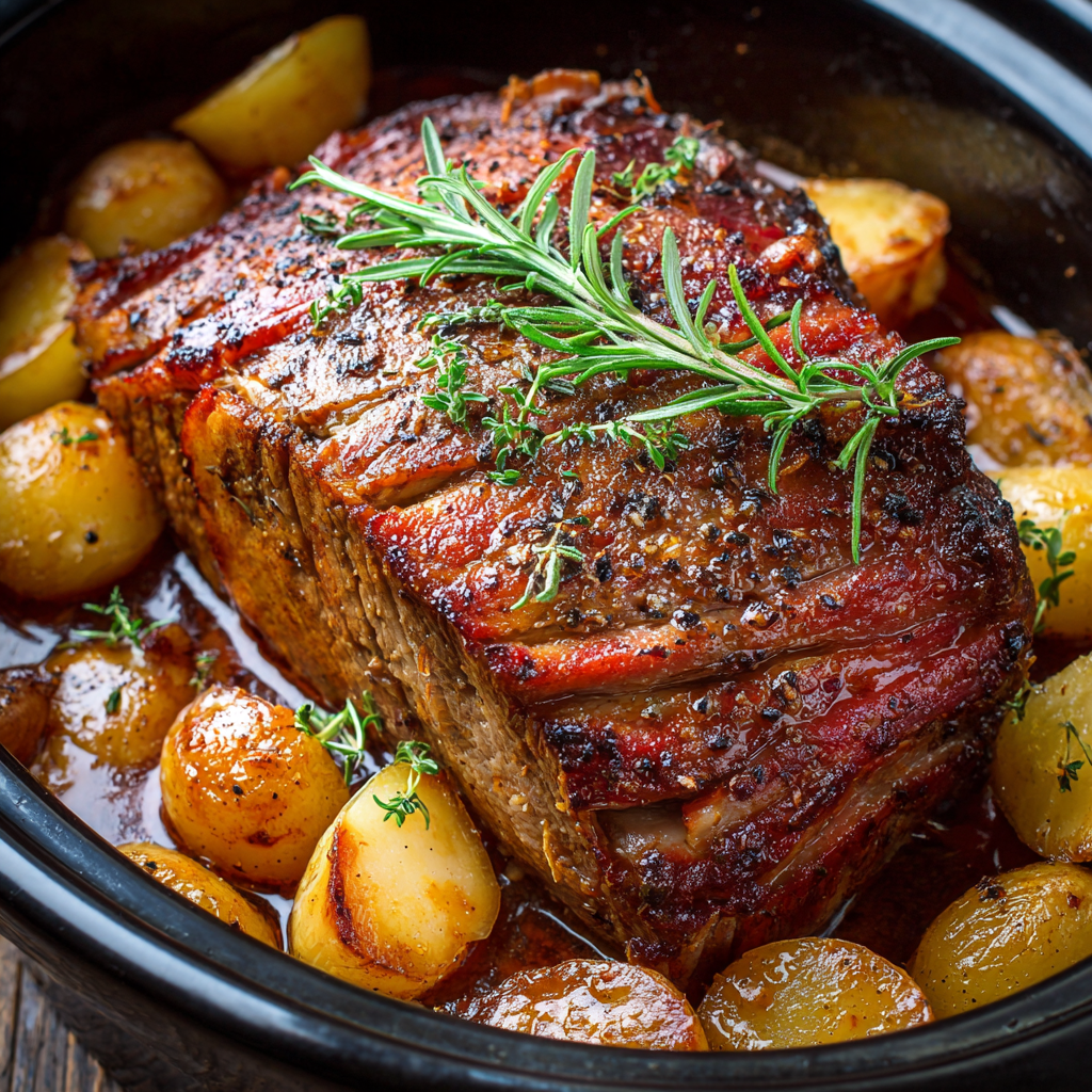 Ham Steak Crock Pot Recipe